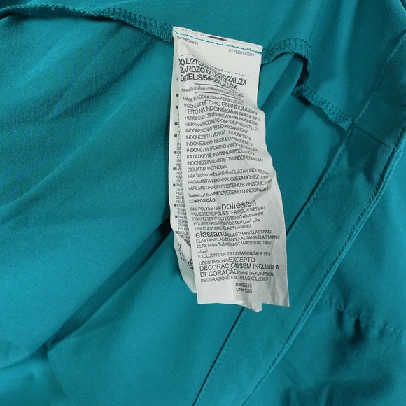 Under Armour Mens XXL Teal Blue Full Zip Track Jacket 1322941 Loose Fit Athletic - Picture 6 of 9